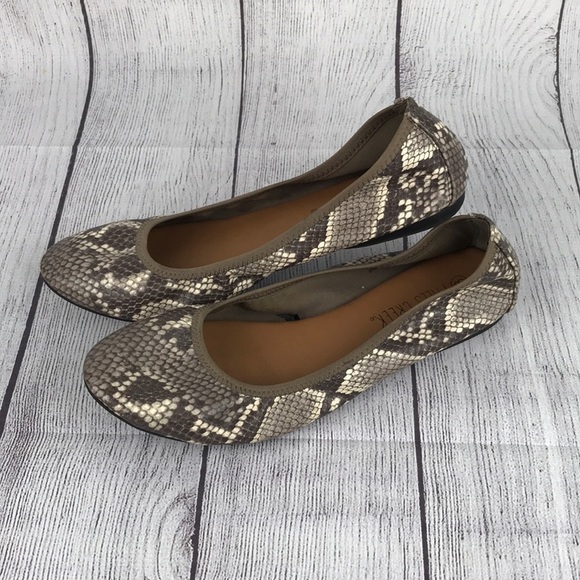 NWOB FALLS CREEK Women's Leather Ballet Flats - Picture 3 of 5
